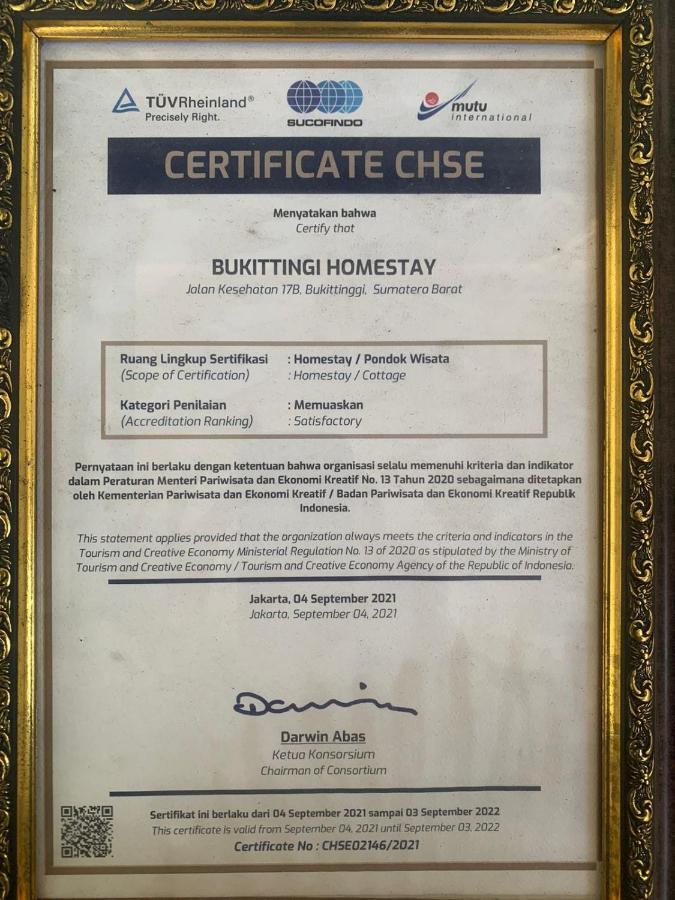 Bukittinggi Homestay Eksteriør bilde